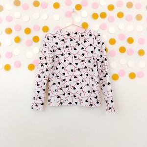 Heart & Arrows Long Sleeves Top